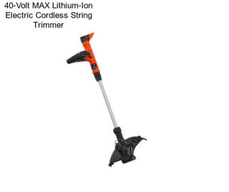 40-Volt MAX Lithium-Ion Electric Cordless String Trimmer