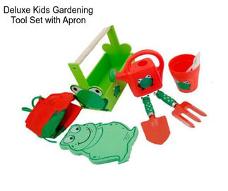 Deluxe Kids Gardening Tool Set with Apron
