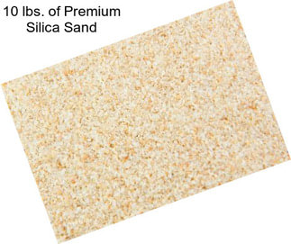 10 lbs. of Premium Silica Sand