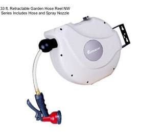 33 ft. Retractable Garden Hose Reel NW Series Includes Hose and Spray Nozzle