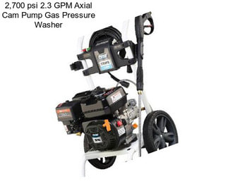 2,700 psi 2.3 GPM Axial Cam Pump Gas Pressure Washer