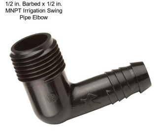 1/2 in. Barbed x 1/2 in. MNPT Irrigation Swing Pipe Elbow