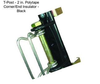 T-Post - 2 in. Polytape Corner/End Insulator - Black