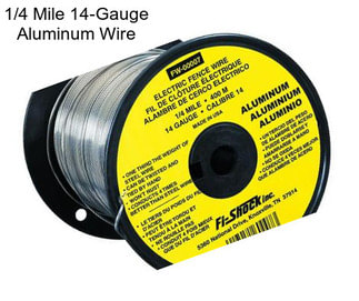 1/4 Mile 14-Gauge Aluminum Wire