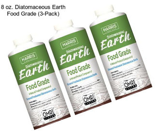 8 oz. Diatomaceous Earth Food Grade (3-Pack)