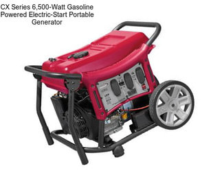 CX Series 6,500-Watt Gasoline Powered Electric-Start Portable Generator