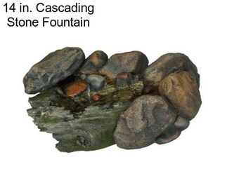 14 in. Cascading Stone Fountain