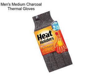 Men\'s Medium Charcoal Thermal Gloves