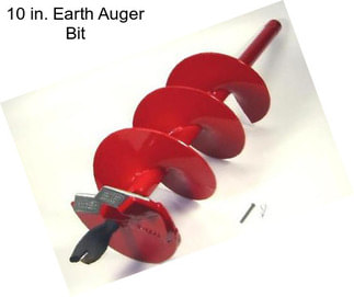 10 in. Earth Auger Bit