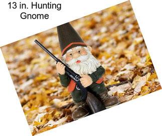13 in. Hunting Gnome