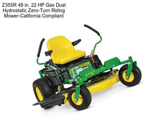 Z355R 48 in. 22 HP Gas Dual Hydrostatic Zero-Turn Riding Mower-California Compliant