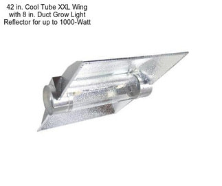 42 in. Cool Tube XXL Wing with 8 in. Duct Grow Light Reflector for up to 1000-Watt