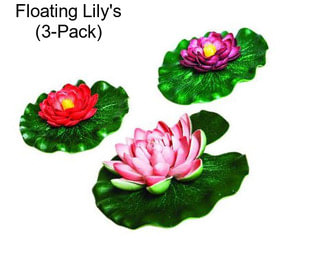 Floating Lily\'s (3-Pack)