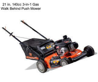 21 in. 140cc 3-in-1 Gas Walk Behind Push Mower