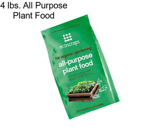 4 lbs. All Purpose Plant Food