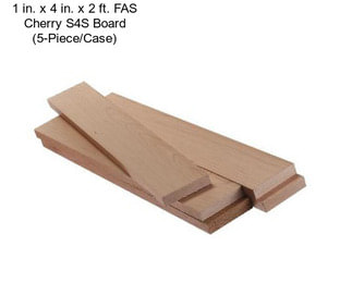 1 in. x 4 in. x 2 ft. FAS Cherry S4S Board (5-Piece/Case)