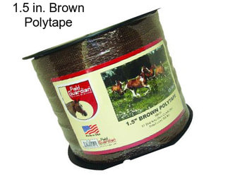 1.5 in. Brown Polytape