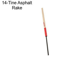 14-Tine Asphalt Rake