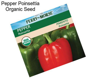 Pepper Poinsettia Organic Seed