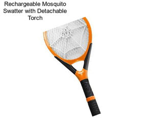 Rechargeable Mosquito Swatter with Detachable Torch