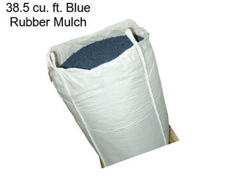 38.5 cu. ft. Blue Rubber Mulch