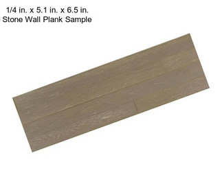 1/4 in. x 5.1 in. x 6.5 in. Stone Wall Plank Sample