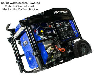 12000-Watt Gasoline Powered Portable Generator with Electric Start V-Twin Engine