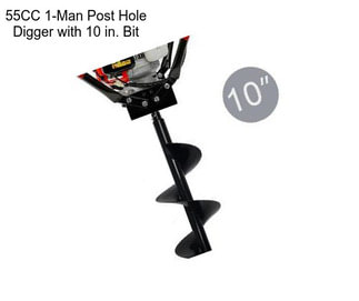 55CC 1-Man Post Hole Digger with 10 in. Bit