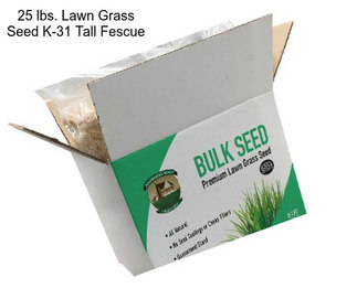 25 lbs. Lawn Grass Seed K-31 Tall Fescue