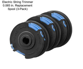 Electric String Trimmer 0.065 in. Replacement Spool (3-Pack)