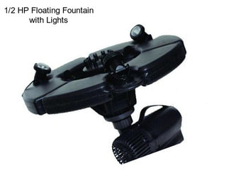1/2 HP Floating Fountain with Lights