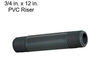 3/4 in. x 12 in. PVC Riser