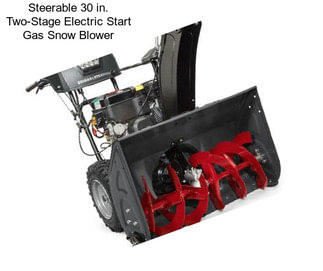 Steerable 30 in. Two-Stage Electric Start Gas Snow Blower