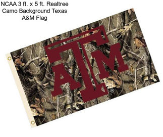 NCAA 3 ft. x 5 ft. Realtree Camo Background Texas A&M Flag