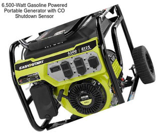 6,500-Watt Gasoline Powered Portable Generator with CO Shutdown Sensor