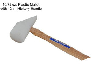 10.75 oz. Plastic Mallet with 12 in. Hickory Handle