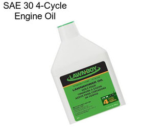 SAE 30 4-Cycle Engine Oil