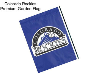 Colorado Rockies Premium Garden Flag