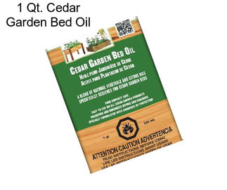 1 Qt. Cedar Garden Bed Oil