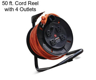 50 ft. Cord Reel with 4 Outlets