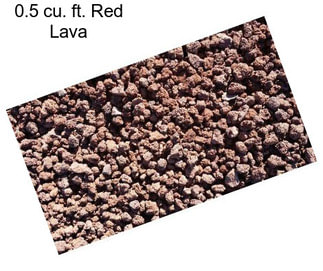 0.5 cu. ft. Red Lava