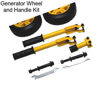 Generator Wheel and Handle Kit