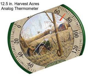 12.5 in. Harvest Acres Analog Thermometer