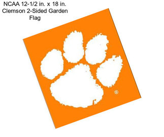 NCAA 12-1/2 in. x 18 in. Clemson 2-Sided Garden Flag