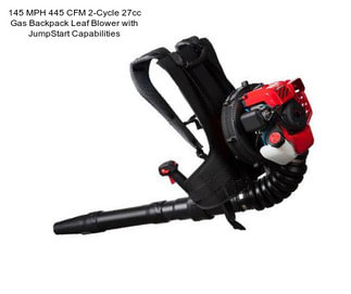 145 MPH 445 CFM 2-Cycle 27cc Gas Backpack Leaf Blower with JumpStart Capabilities