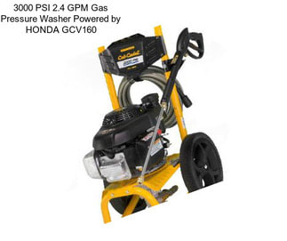 3000 PSI 2.4 GPM Gas Pressure Washer Powered by HONDA GCV160