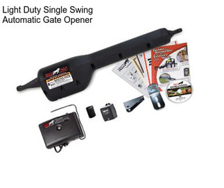 Light Duty Single Swing Automatic Gate Opener