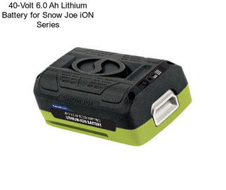 40-Volt 6.0 Ah Lithium Battery for Snow Joe iON Series