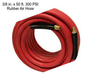 3/8 in. x 50 ft. 300 PSI Rubber Air Hose