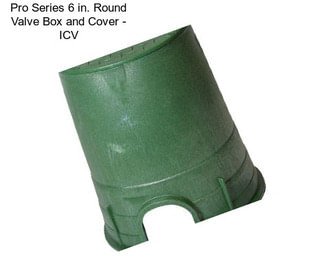 Pro Series 6 in. Round Valve Box and Cover - ICV